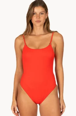 Rococco Minimalist High Leg One Piece|Baku Hot
