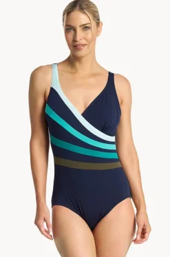 Rozella Fan Splice Tank One Piece|Poolproof Clearance