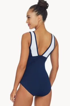 Ruched Scoop Neck One Piece|Poolproof Online