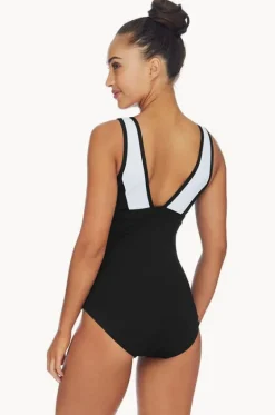 Ruched Scoop Neck One Piece|Poolproof Online