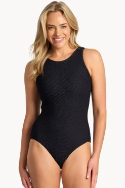 Salt High Neck Scoop One Piece|Sunseeker