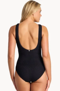 Salt High Neck Scoop One Piece|Sunseeker