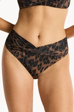 Savanna Twist Mid Bikini Pant|Sea Level Sale