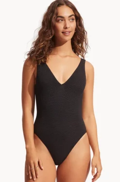 Sea Dive Deep V Neck One Piece|Seafolly Discount
