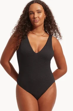 Sea Dive Deep V Neck One Piece|Seafolly Discount