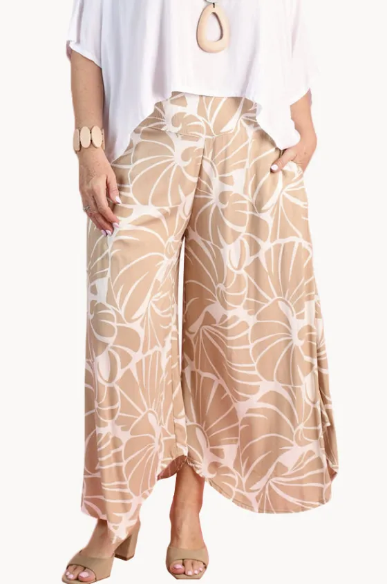 Seashell Sydney Wide Leg Pant|Bodacious Online