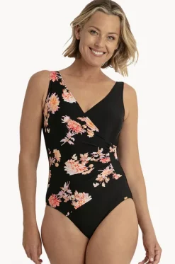 Select Floral Surplice One Piece|Jantzen Best