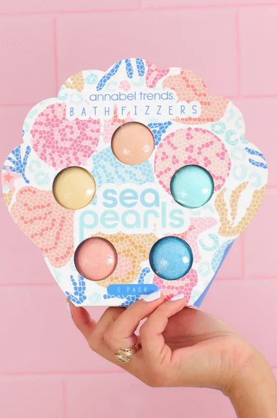 Shelly Beach Sea Pearls Bath Fizzers|Annabel Trends Clearance