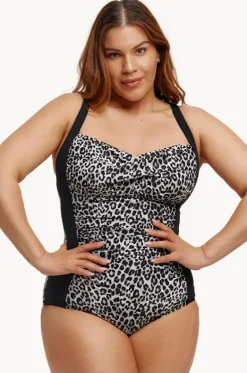 Snow White DD/E Cup Twist Front One Piece|Funkita Online