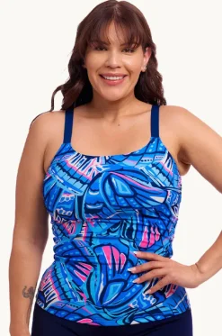 Soaring Hi Scoop Neck Tankini Separate|Funkita Outlet