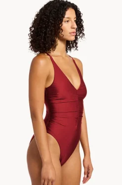 Sol Shine Plunge One Piece|Jets