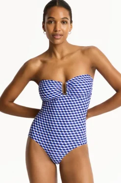 Solara U Bar Bandeau One Piece|Sea Level Outlet