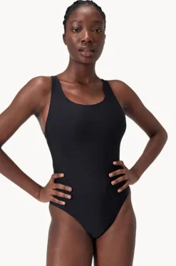 Solid Scoop Neck Mesh Back One Piece|Speedo Online