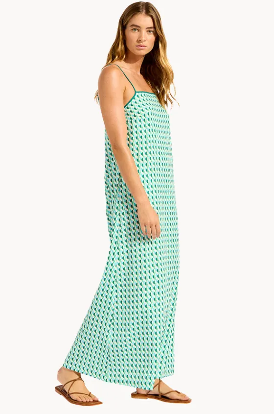 Sorrento Bandeau Trim Maxi Dress|Seafolly Sale