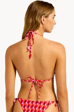 Sorrento Reversible Longline Slide Tri|Seafolly Hot