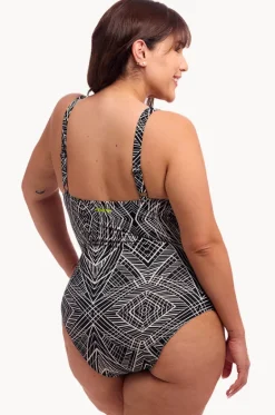 Space Signals DD/E Cup Twist Front One Piece|Funkita Discount