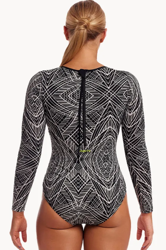 Space Signals Love Cover Sunsuit|Funkita