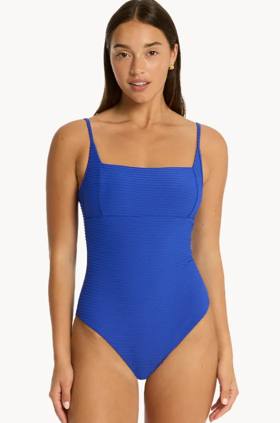 Spinnaker Square Neck One Piece|Sea Level