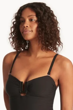 Spinnaker U Bar Bandeau One Piece|Sea Level New