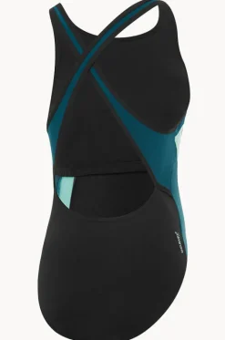 Splice Cross Back High Neck One Piece|Speedo Outlet