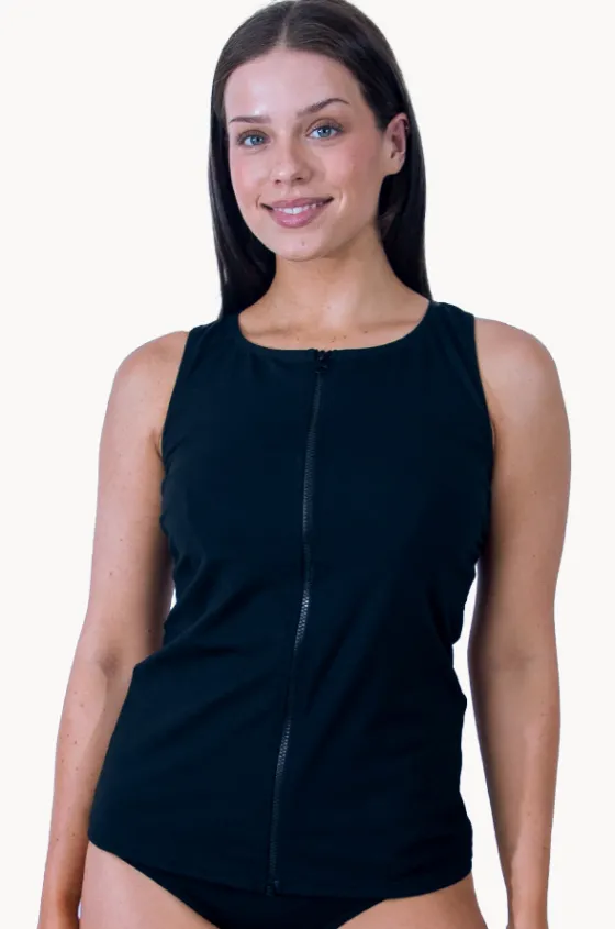 Sports Zip Through Tankini Separate|Base Swim Discount
