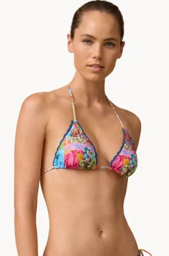 Stevie Crochet Edge Slide Tri|Monte u0026 Lou Hot