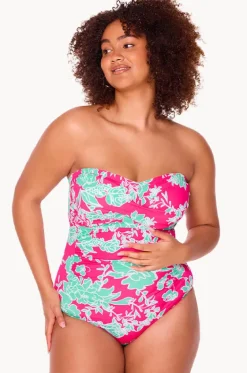 Fields Twist Bandeau One Piece|Genevieve Discount