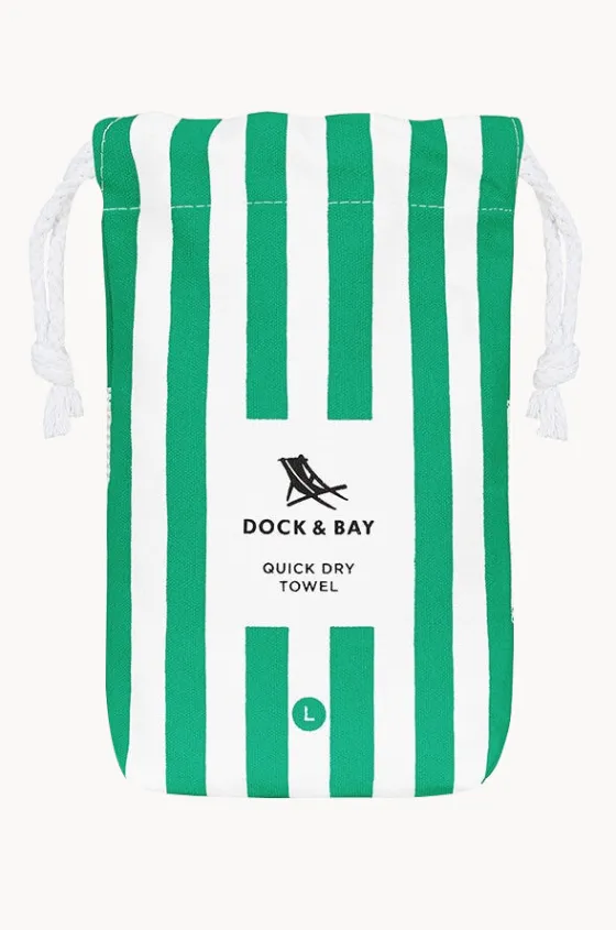 Stripe Cabana Microfibre Towel|Dock And Bay Sale