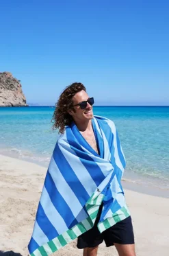 Stripe Clubhouse Microfibre Towel|Dock And Bay Discount