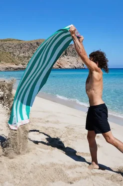 Stripe Clubhouse Microfibre Towel|Dock And Bay Discount