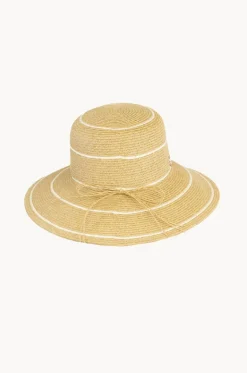 Stripe Down Brim Hat|Sundaise Hot
