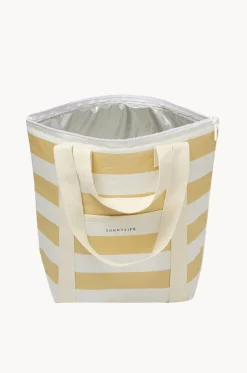 Stripe Light Cooler Tote|Sunny Life Outlet