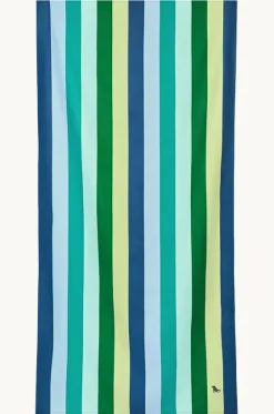 Stripe Summer Microfibre Towel|Dock And Bay Outlet