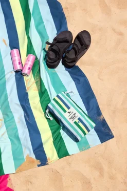 Stripe Summer Microfibre Towel|Dock And Bay Outlet