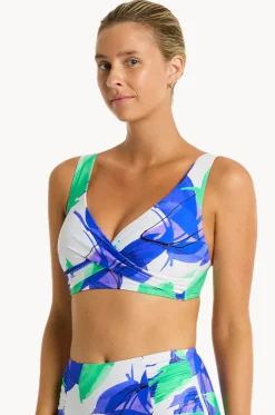 Sublime Cross Front Bra|Sea Level Hot