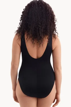 Summer Waves Long Torso Cross Over One Piece|Longitude Clearance