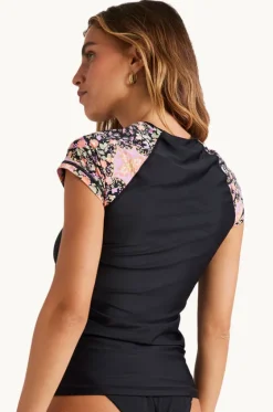 Sunrise Coast Wahine Short Sleeve Suntop|Billabong Outlet