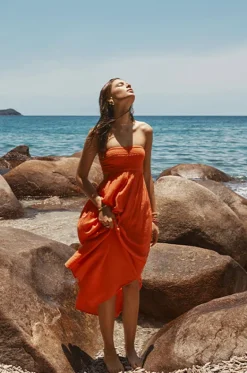 Sunset Bandeau Dress|Sea Level Hot