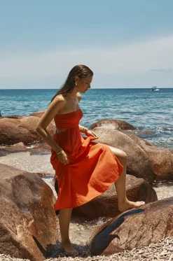 Sunset Bandeau Dress|Sea Level Hot