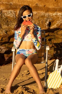 Teen Girls Camille Crop Suntop Set|Minihaha Discount