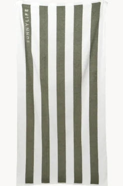 The Vacay Stripe Beach Towel|Sunny Life Sale