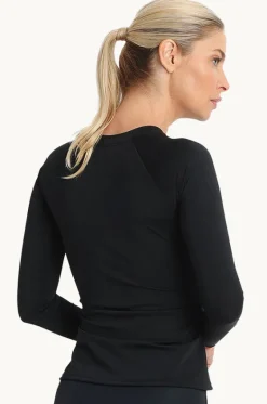 Tide Long Sleeve Zip Suntop|Poolproof Clearance