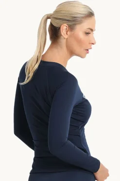 Tide Long Sleeve Zip Suntop|Poolproof Discount