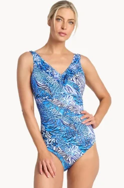 Tigeress DD/E Cup Mesh Frill One Piece|Jantzen Clearance