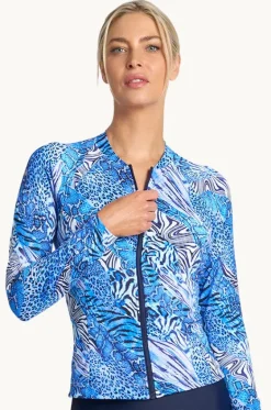 Tigeress Long Sleeve Suntop|Jantzen Discount