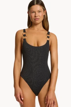 Tirari Nights Scoop Neck One Piece|Jets Online