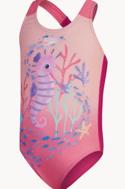 Toddler Girls Digital Printed One Piece|Speedo New