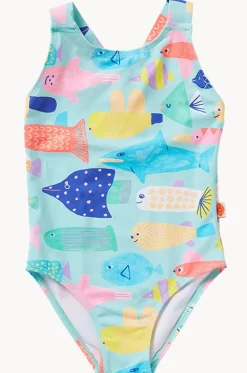 Toddler Girls Rainbow Reef One Piece|Halcyon Nights Clearance