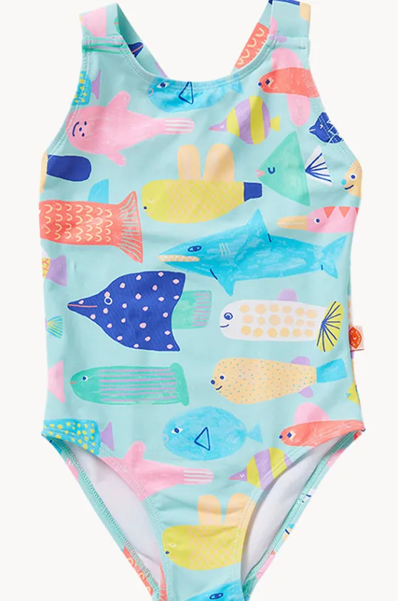 Toddler Girls Rainbow Reef One Piece|Halcyon Nights Clearance