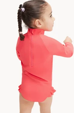 Toddler Girls Sloth Long Sleeve Sunsuit|Speedo Hot